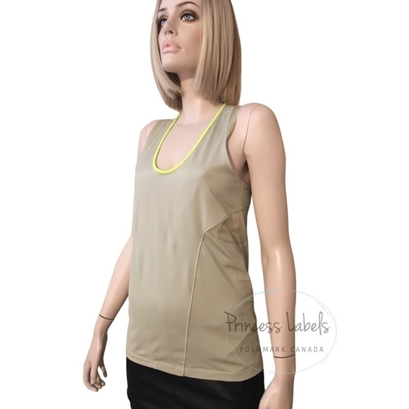 ADIDAS Stella McCartney Fitness Yoga Athletic Workout Top Tank Tunic Shelf Bra - Picture 4 of 16